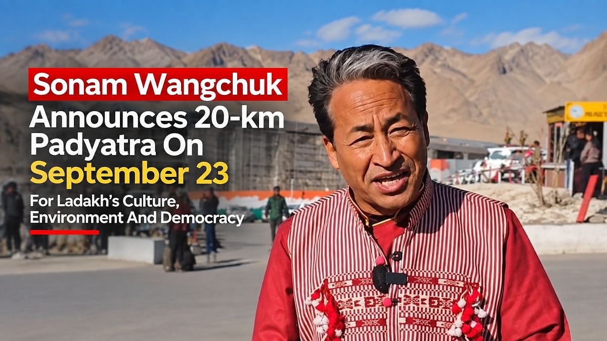 Sonam Wangchuk Announces 20-km Padyatra On September 23 For Ladakh’s Culture, Environment And Democracy | VIDEO