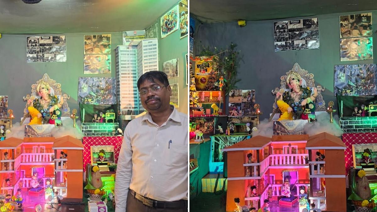 Bhiwandi Family’s Ganpati Decoration Revives Chawl Memories, Showcasing Lost Community Bonds In High-Rise Era