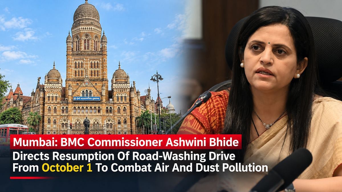 Mumbai: BMC Commissioner Ashwini Bhide Directs Resumption Of Road-Washing Drive From October 1 To Combat Air And Dust Pollution