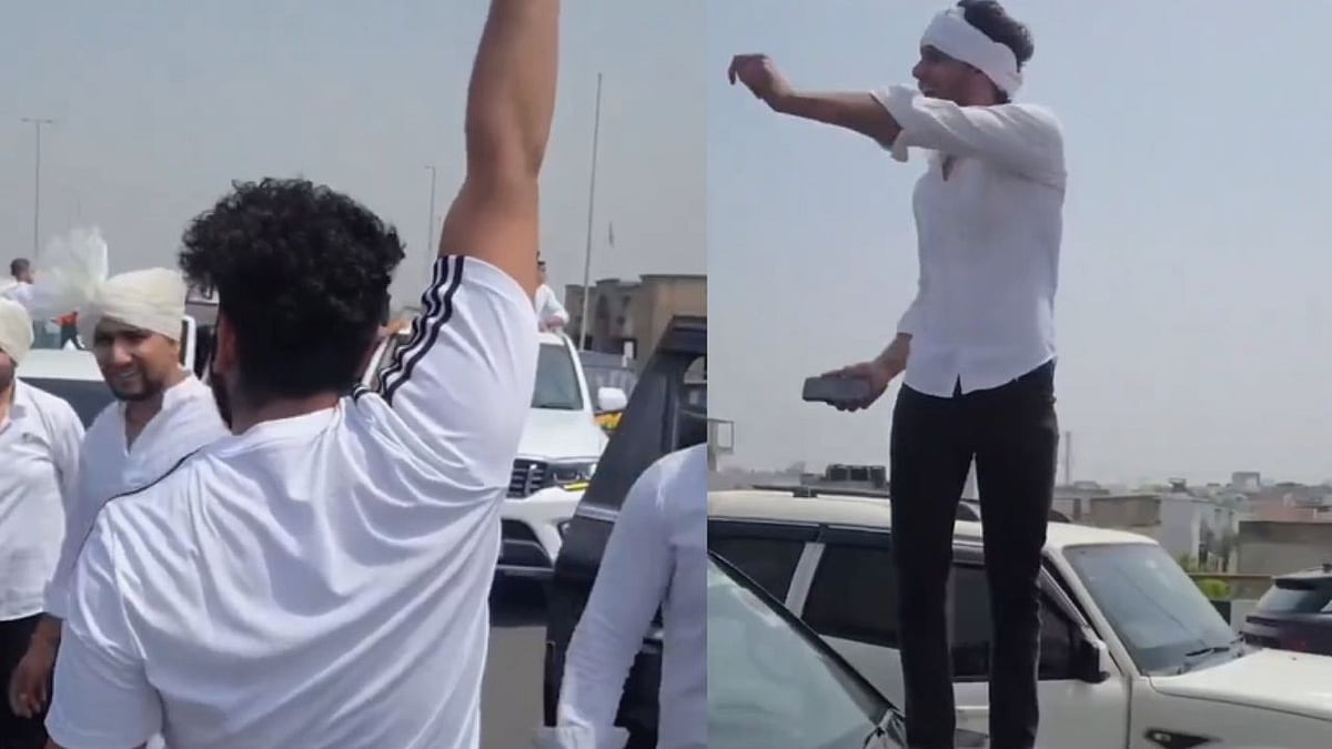 'Full Support!': Gurugram Hit-And-Run Accused Kalyan Bainsla Backed By Jatt Men; Flyover Blocked, Songs Played On Road - VIDEOS