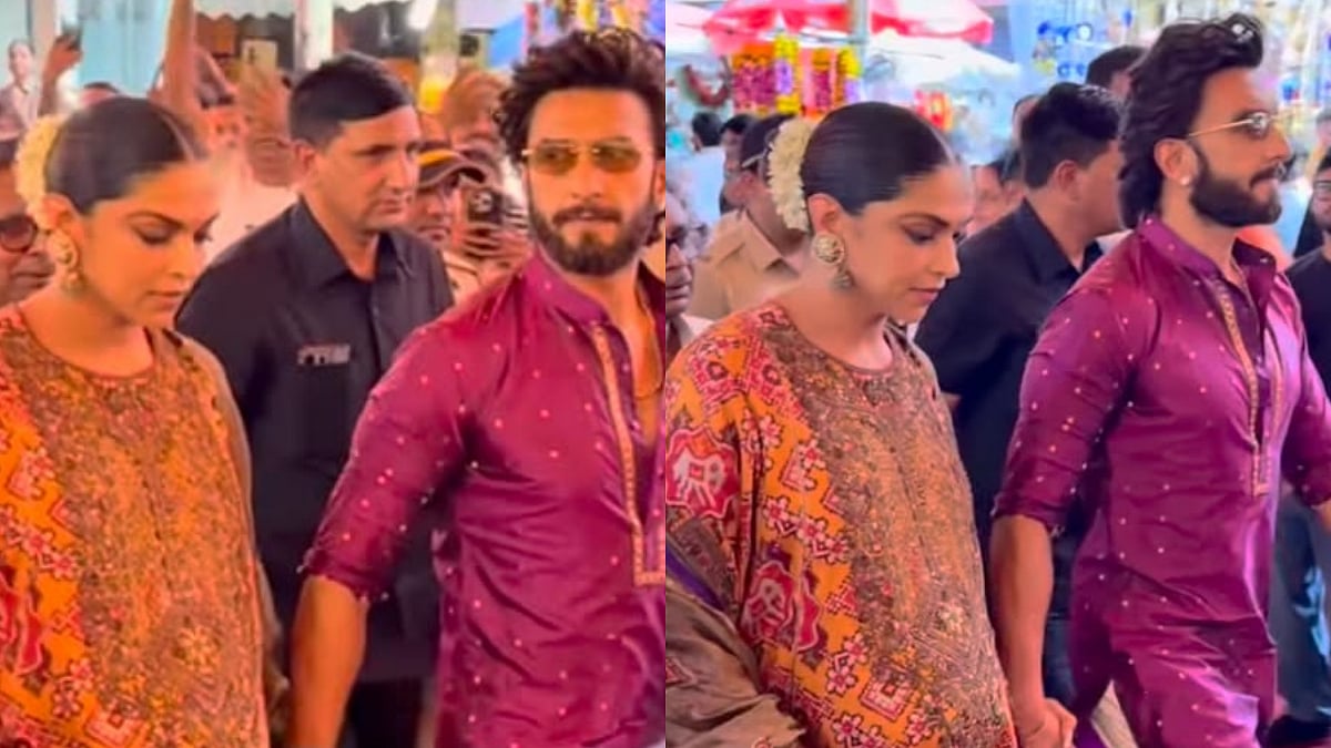 Pregnant Deepika Padukone Visits Mumbai's Siddhivinayak Temple With Ranveer Singh & His Family Ahead Of 2nd Baby's Arrival – VIDEO