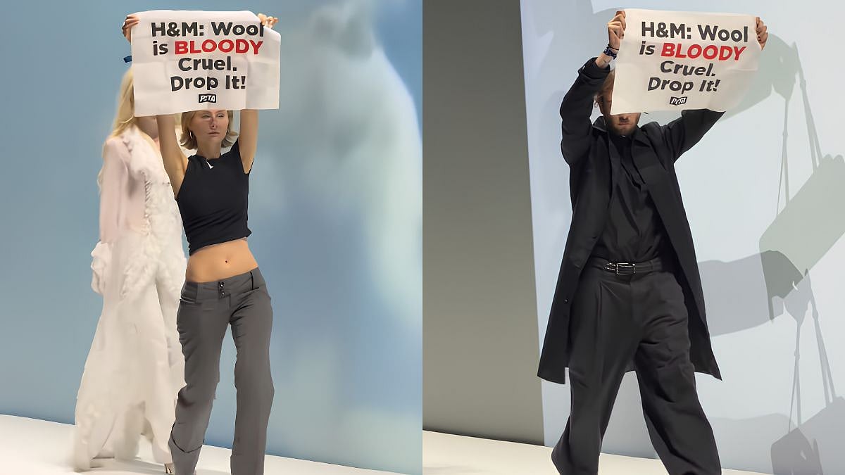 PETA Protesters Crash H&M's London Fashion Week Show Days After New York Runway Controversy