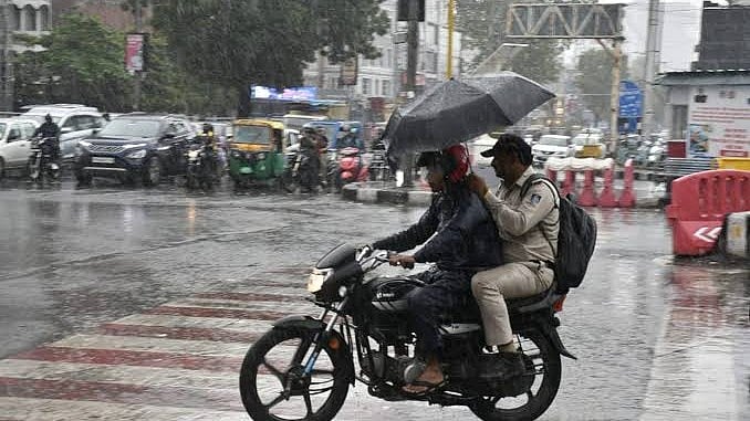 Madhya Pradesh Weather Update: Rain Drenches Bhopal For Third Day; Late-Monsoon Conditions Persist Across State