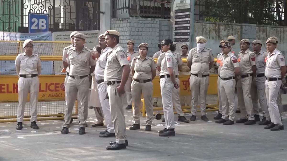 DUSU Election 2026 Vote Counting Begins At Delhi University Amid Heavy Security, Traffic Curbs On Key North Campus Roads | Watch