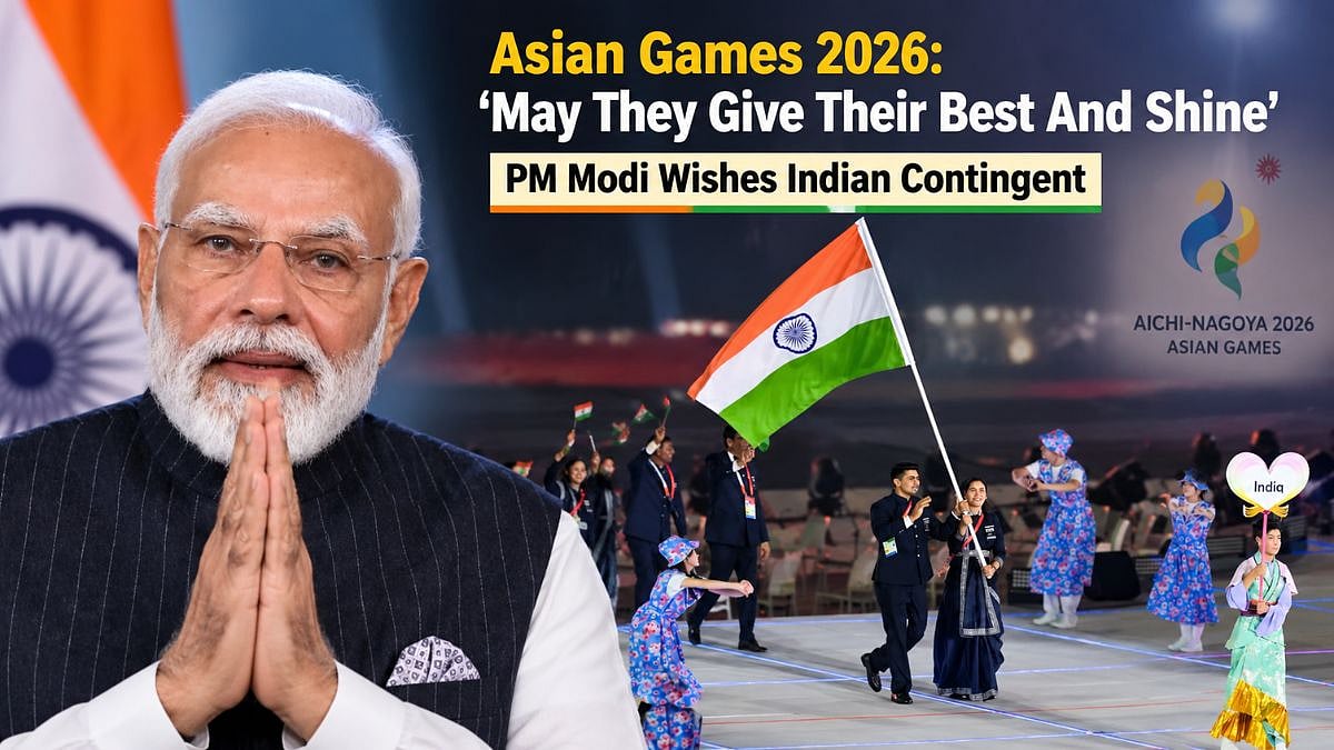 Asian Games 2026: ‘May They Give Their Best And Shine,’ PM Modi Wishes Indian Contingent