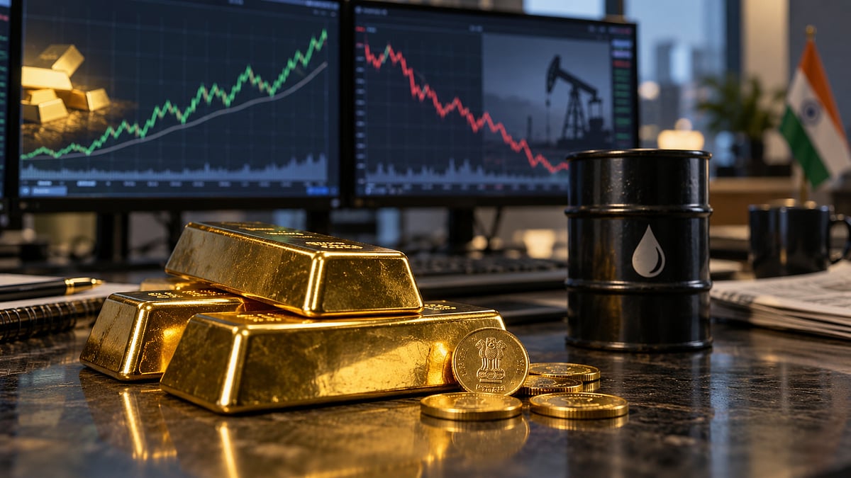 Gold Gains Over 1% This Week As Cooling Crude Oil Prices Add Fresh Shine To Precious Metal
