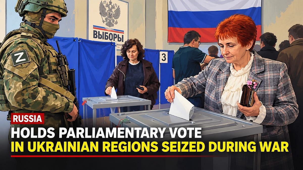 Russia Holds Parliamentary Vote In Ukrainian Regions Seized During War, Ukraine And EU Reject Poll