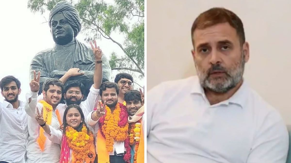 'DUSU Poll Results Slap On Rahul Gandhi's Face, Defeat Of Congress Leader's 'Jhooth Ki Goonj': BJP