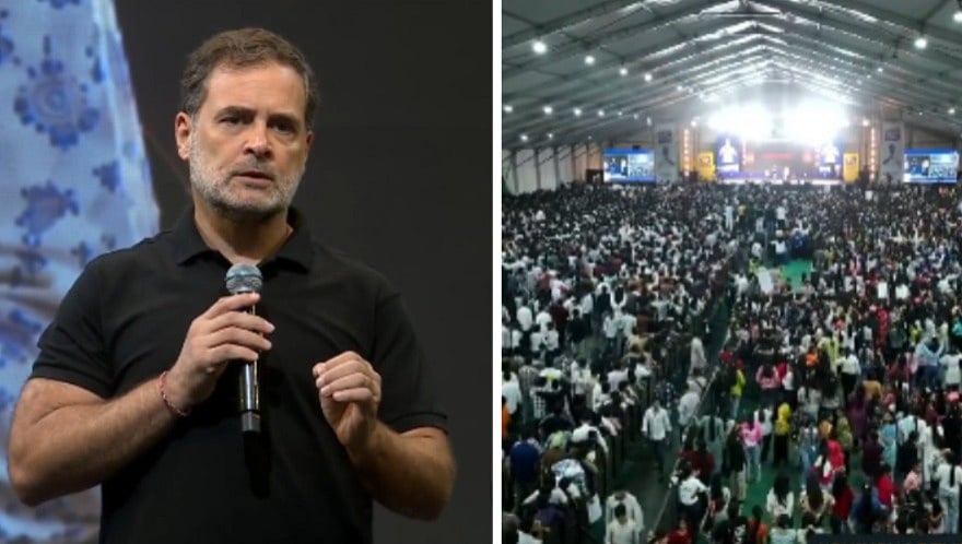 Rahul Gandhi Chhatron Ki Goonj Indore:  ‘1.5 Crore Students Deprived Of Scholarships As System Wants Andhbhakts, Not Students,’ LoP Rahul Gandhi Hits Out At Government | VIDEO