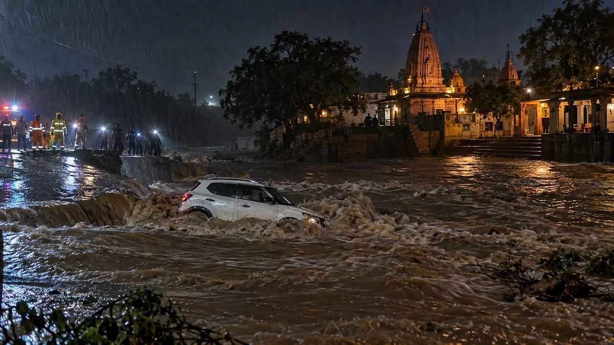 3 Children Among 8 Killed As Car Swept Away Near Maa Baglamukhi Temple In MP’s Nalkheda