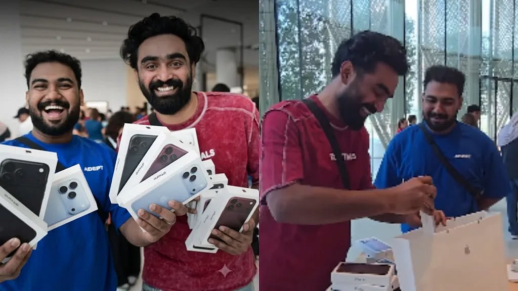 'Orders From India': 2 Men Spend Nearly ₹1 Crore On 36 iPhones After Camping Overnight At Apple Store In Dubai