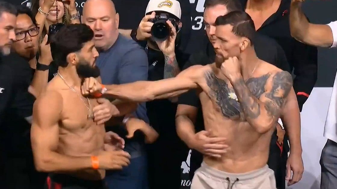 UFC 331: Arman Tsarukyan & Mauricio Ruffy Nearly Come To Blows In Heated Face-Off | Video