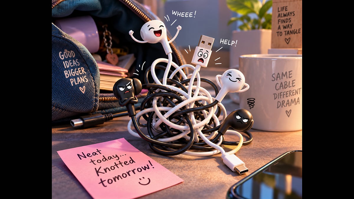 AI Says: Why Do Earphones Always Get Tangled? 