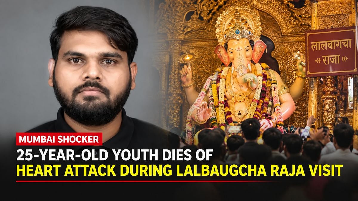 Mumbai Shocker: 25-Year-Old Youth Dies Of Heart Attack During Lalbaugcha Raja Visit