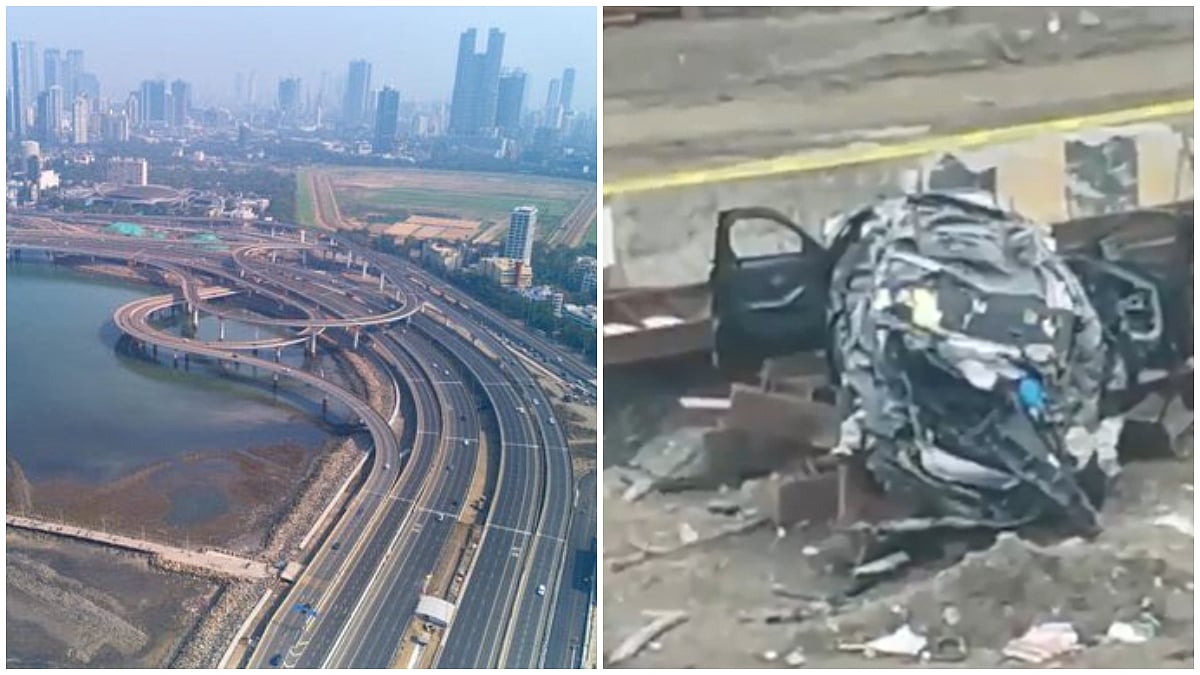 Mumbai Coastal Road BMW Crash: 3 Killed, 1 Critically Injured Near Lotus Jetty