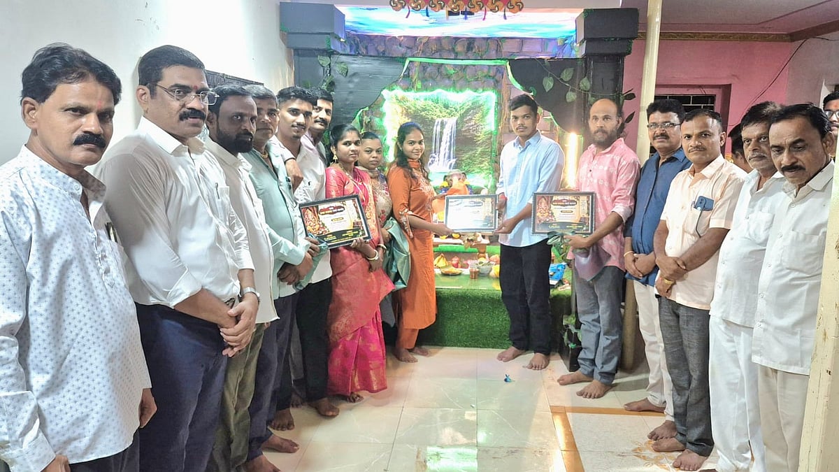 Bhiwandi Village Hosts Eco-Friendly Ganpati Makhar Competition To Promote Creativity And Environmental Conservation