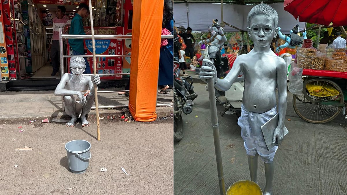 Pune's Silver-Painted Children Dream Of A Life Beyond Streets: 'Don't Feel Happy Doing This, But...' 