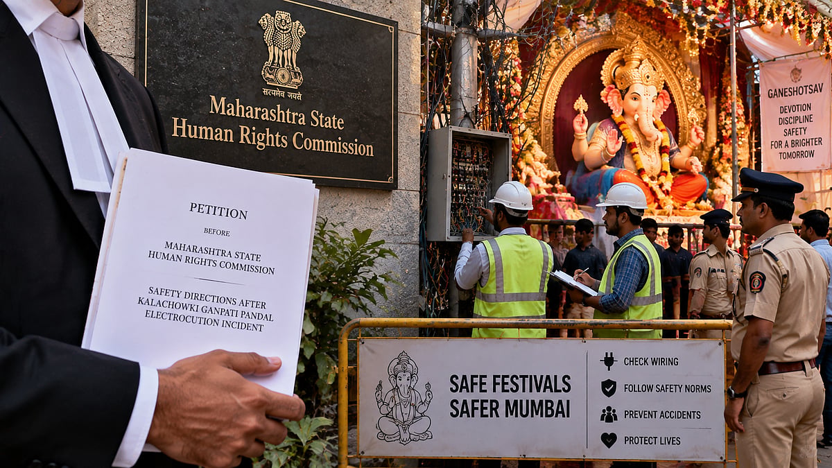 Advocate Moves Maharashtra Human Rights Commission Over Ganpati Pandal Safety After Lalbaug Electrocution