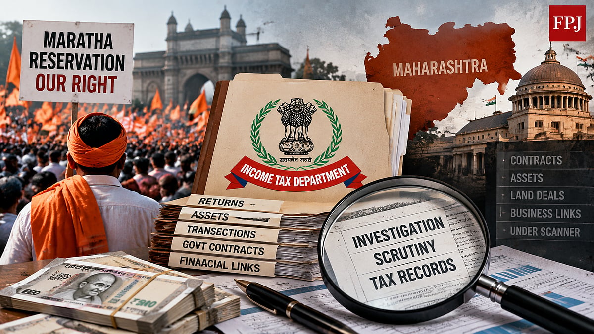 I-T Deepens Maratha Agitation Probe: Finances, Govt Contracts, Sand-Mining & Land Assets Under Scrutiny