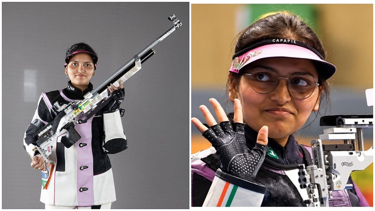 Western Railway Shooter Sonam Maskar Wins Silver For India In Asian Games 2026 10m Air Rifle Team Event