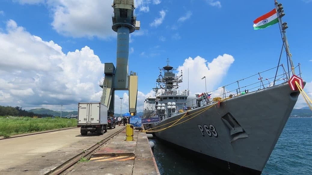 Indian Navy Ships Sahyadri & Kulish Reach Philippines For ASEAN Defence Ministers' Maritime Exercise