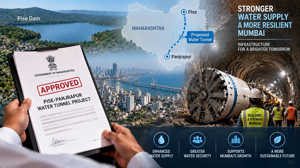 Maharashtra Approves BMC's Pise-Panjrapur Water Tunnel Project To Strengthen Mumbai Water Supply