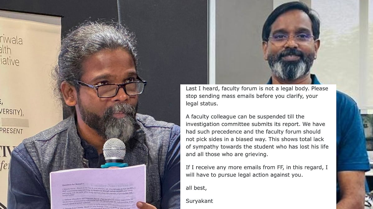 'Clarify Your Legal Status': IIT Bombay Professor Tells Faculty Forum After Body Defends Suryanarayana Doolla Amid Student Death Probe
