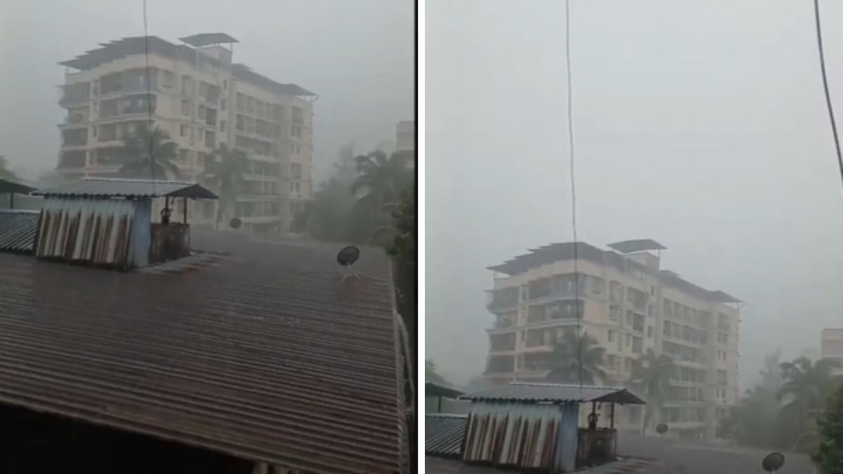 Heavy Rains Lash Karjat Along With Powerful Thunderstorms Amid IMD’s Orange Alert - VIDEO