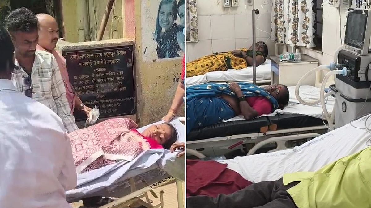17 Injured After MSRTC Bus Loses Control On Shahapur-Kothare Road, Crashes Into Trees Near Pokalya Wadi