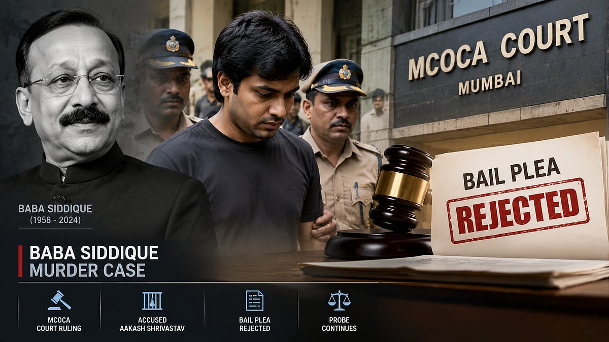 Baba Siddique Murder Case: MCOCA Court Rejects Bail Plea Of Accused Aakash Shrivastav