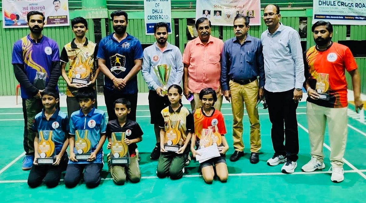 Nashik: Table Tennis Players Win Five Gold, Two Silver And 10 Bronze Medals In Dhule