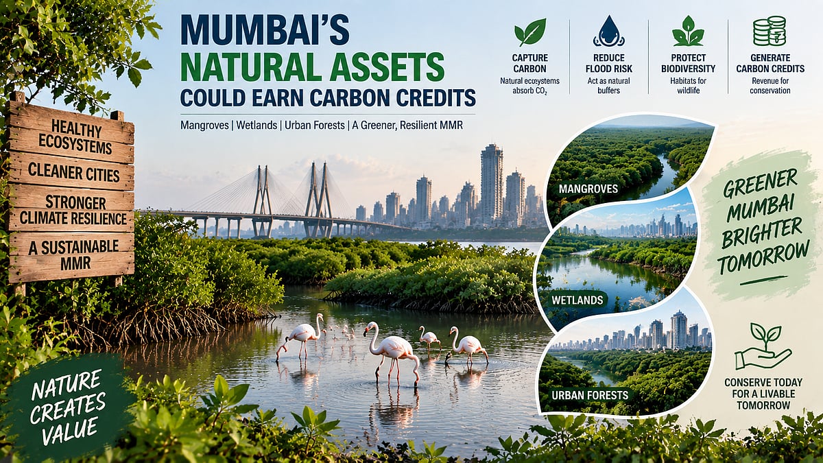 Mumbai Region’s Mangroves, Wetlands May Become Carbon Credit Assets Under Proposed Green-Blue Carbon Bank Plan
