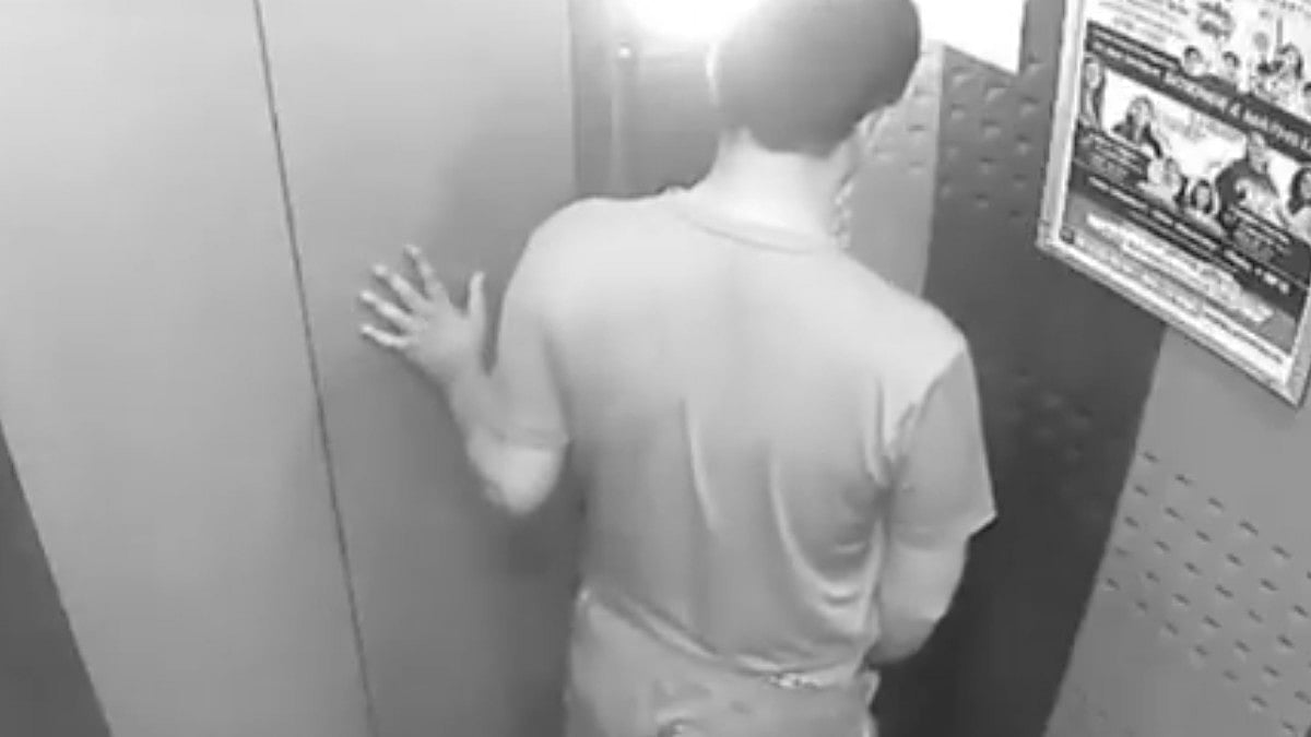 Disgusting! Man Urinates Inside Lift At Ghaziabad Housing Society; CCTV Captures Act