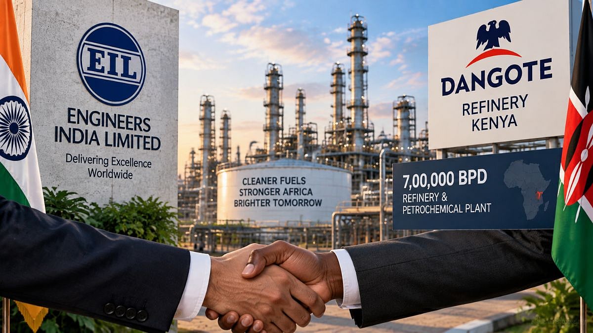 Engineers India Wins $450 Million-Plus Contract For Dangote’s 7,00,000-Bpd Kenyan Refinery Project