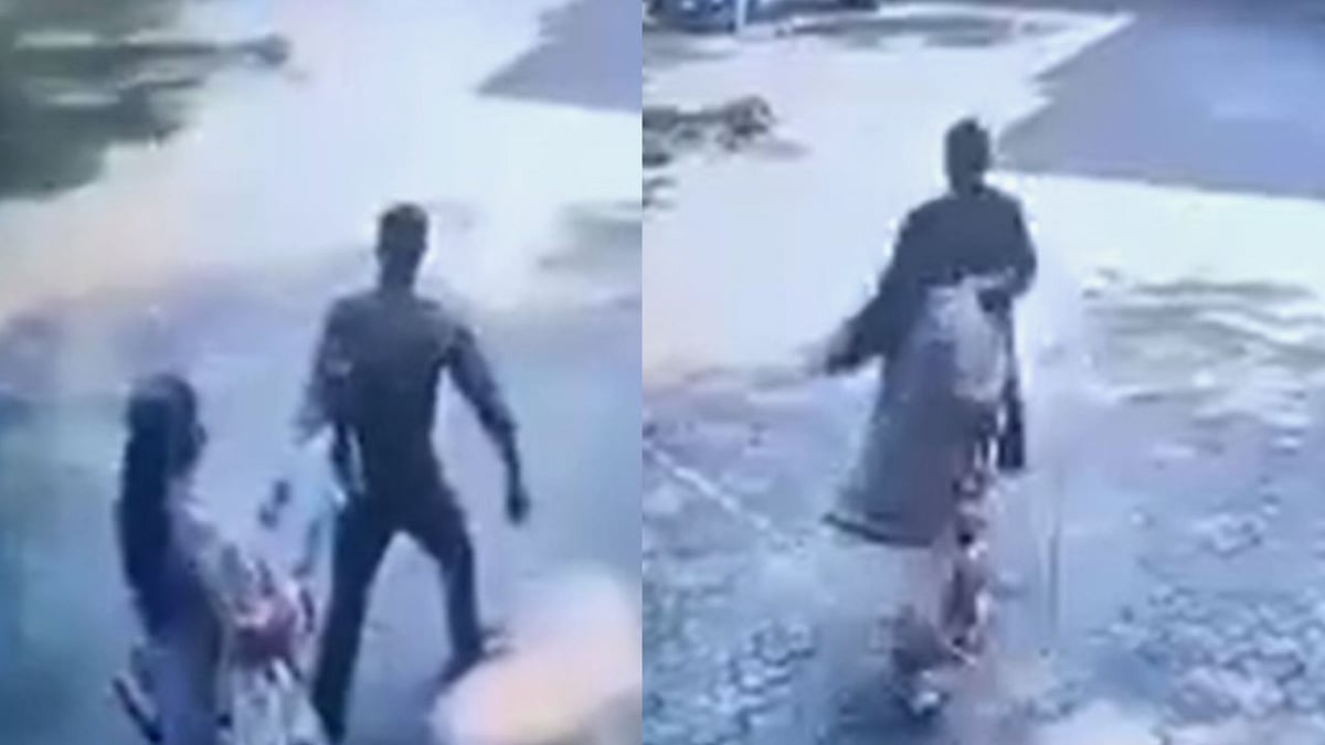 Lakhimpur Kheri School Horror: CCTV Shows Accused Dragging Teacher Upstairs Moments Before Shooting Her Dead, Killing Self
