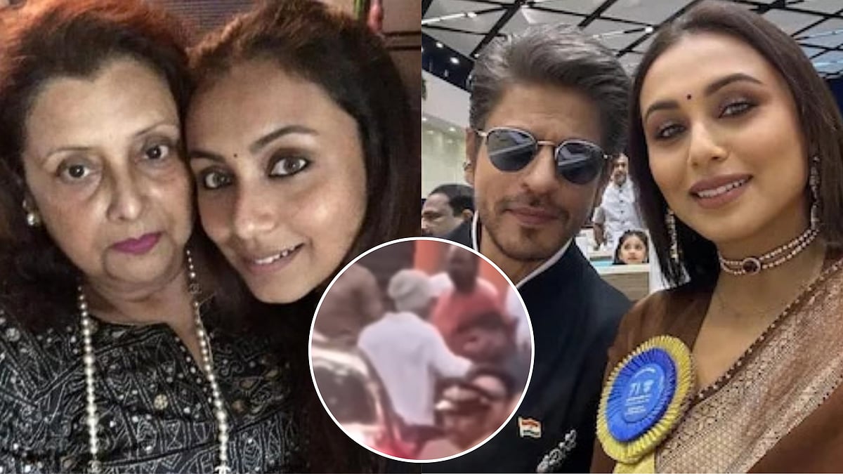 Video: Shah Rukh Khan Attends Rani Mukerji's Mother Krishna Mukerji's Funeral In Mumbai, Pays Last Respects