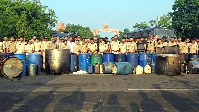14,200 Litres Of Illicit Mahua Liquor Seized, 12 Furnaces Destroyed In Bhopal