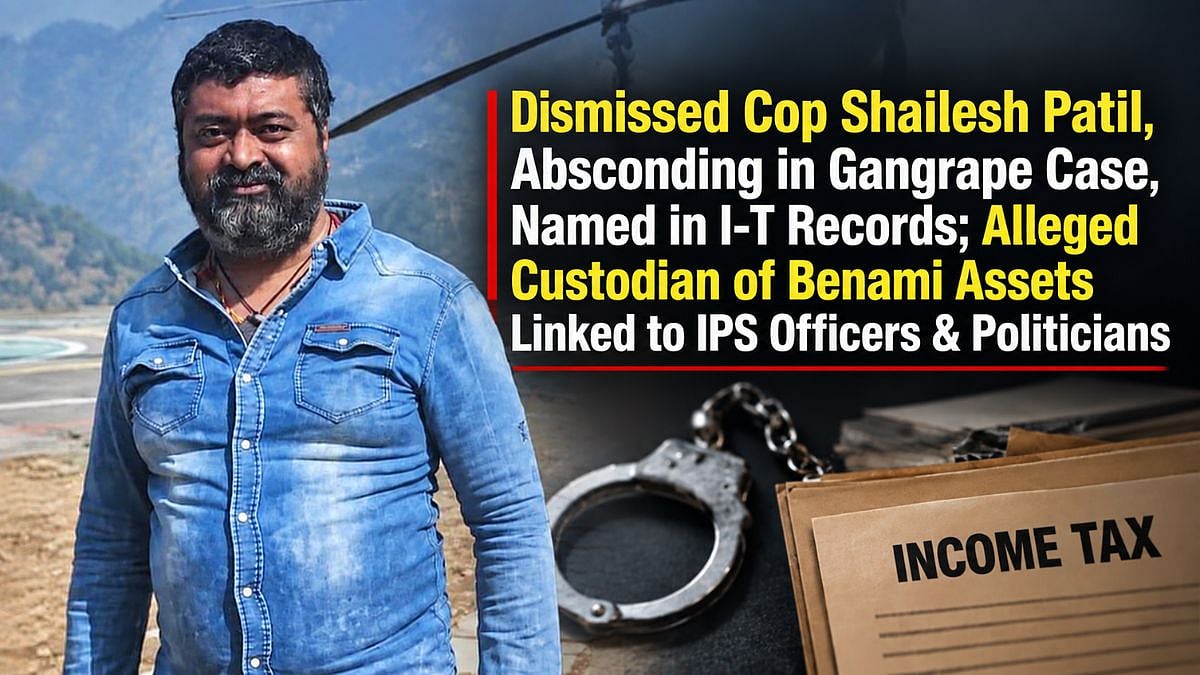 Dismissed Cop Shailesh Patil, Absconding In Gangrape Case, Named In I-T Records; Alleged Custodian Of Benami Assets Linked To IPS Officers & Politicians