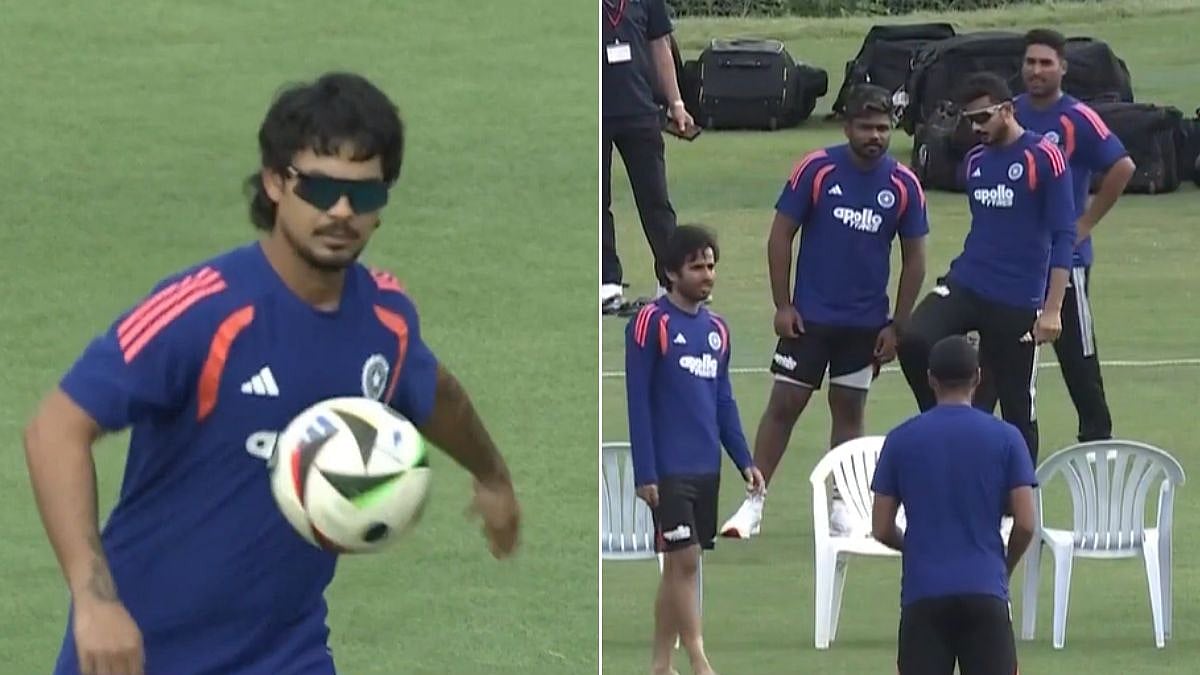 WATCH: Indian Stars Play Football As Wait Goes On After Rain Delay In Japan T20I