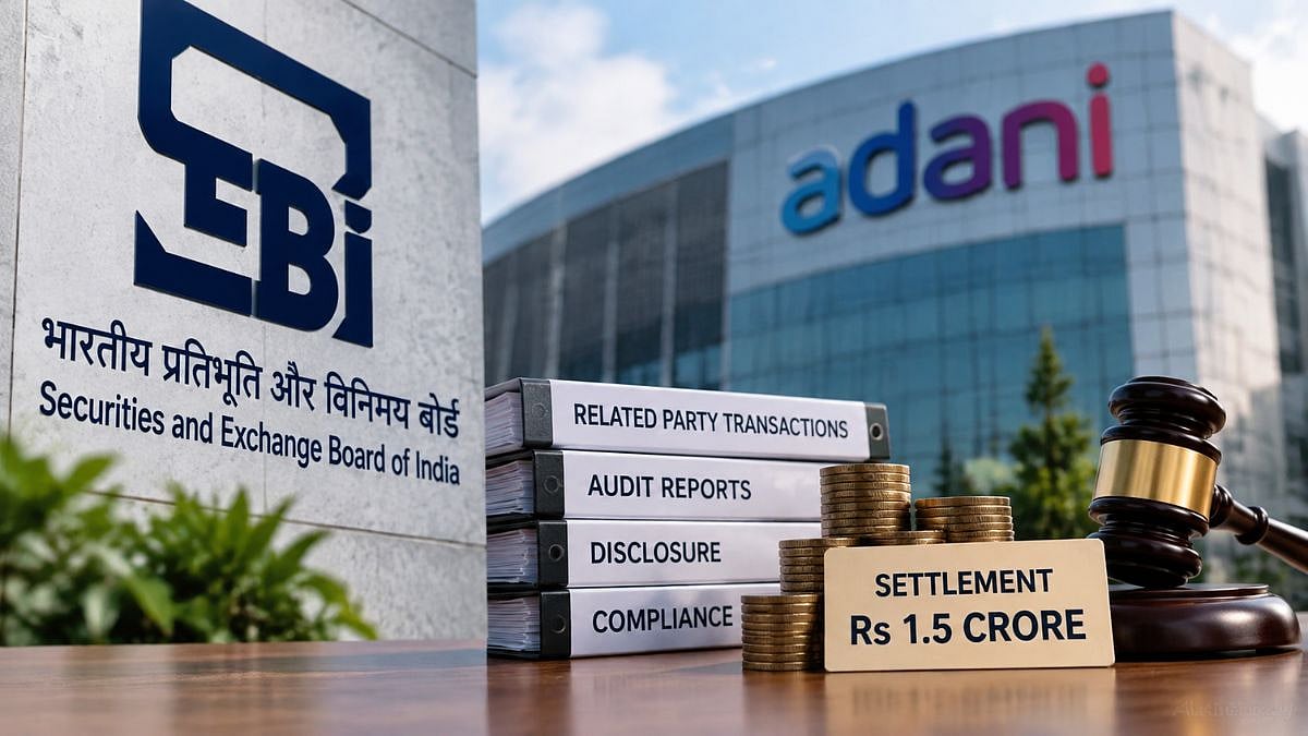 Sebi Settles Proceedings Against 5 Adani Group Firms For ₹1.5 Crore Over Disclosure, Audit Issues