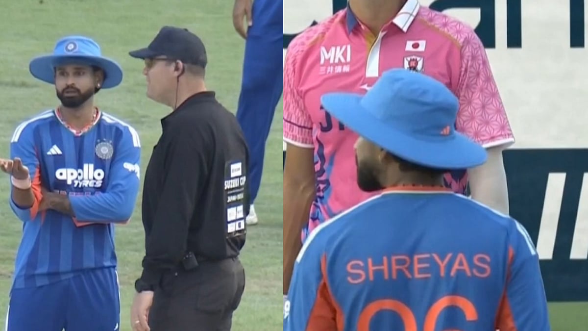 Shreyas Iyer's Furious Exchange With Umpire! Controversial Wide Call Creates Chaos In India vs Japan Thriller | Video