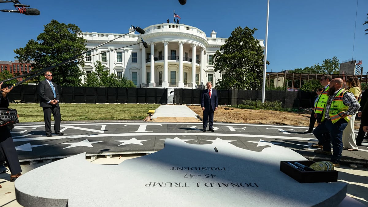 President Donald Trump at the White House