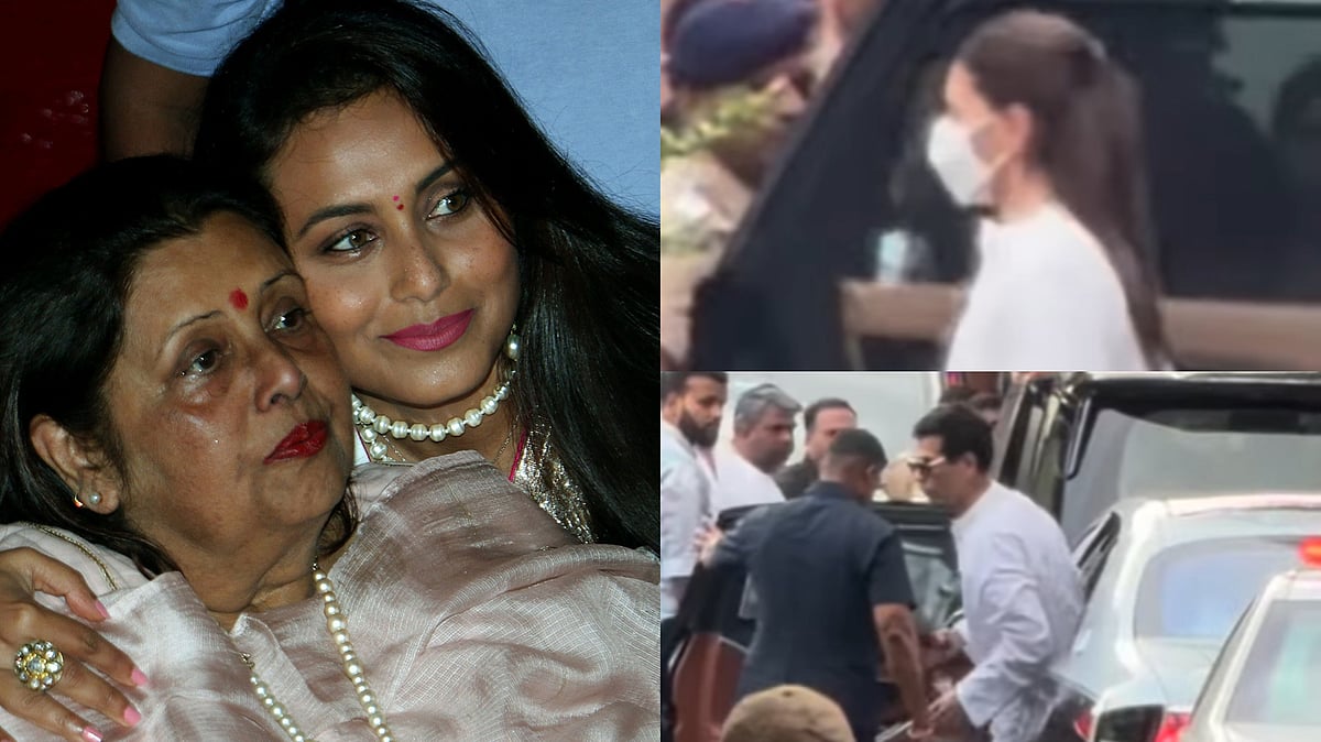 Rani Mukerji's Mother Krishna Mukerji's Funeral: Alia Bhatt, Karan Johar, Jaideep Ahlawat & Others Arrive To Pay Last Respects