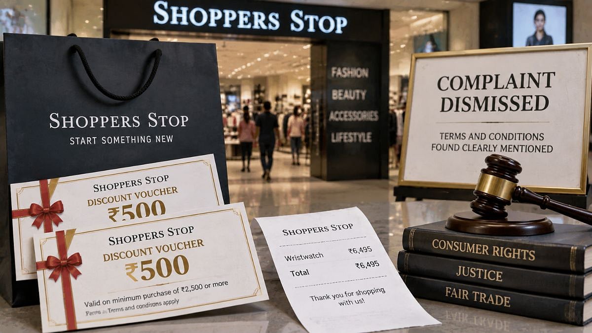 Mumbai Consumer Commission Rejects Advocate’s Complaint Over ₹1,000 Shoppers Stop Vouchers