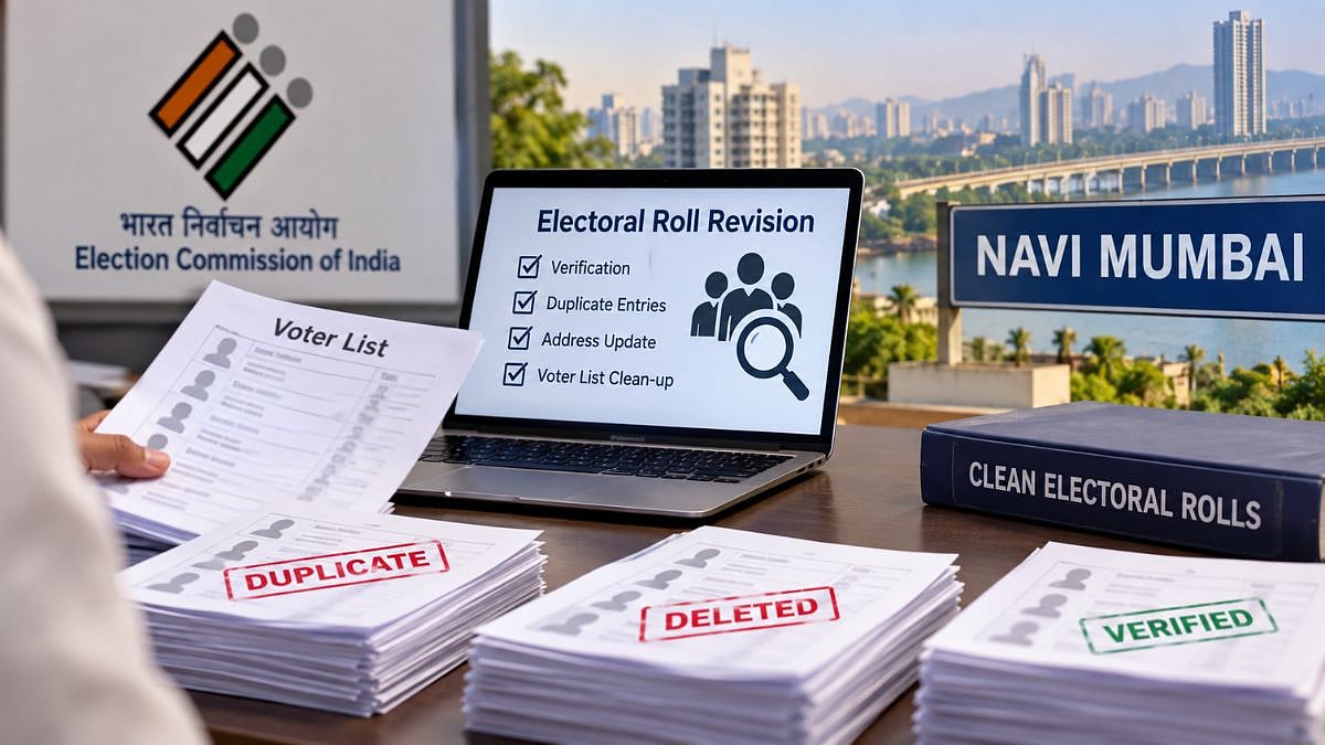 Navi Mumbai SIR: Nearly 3.85 Lakh Names Deleted From Airoli, Belapur Electoral Rolls
