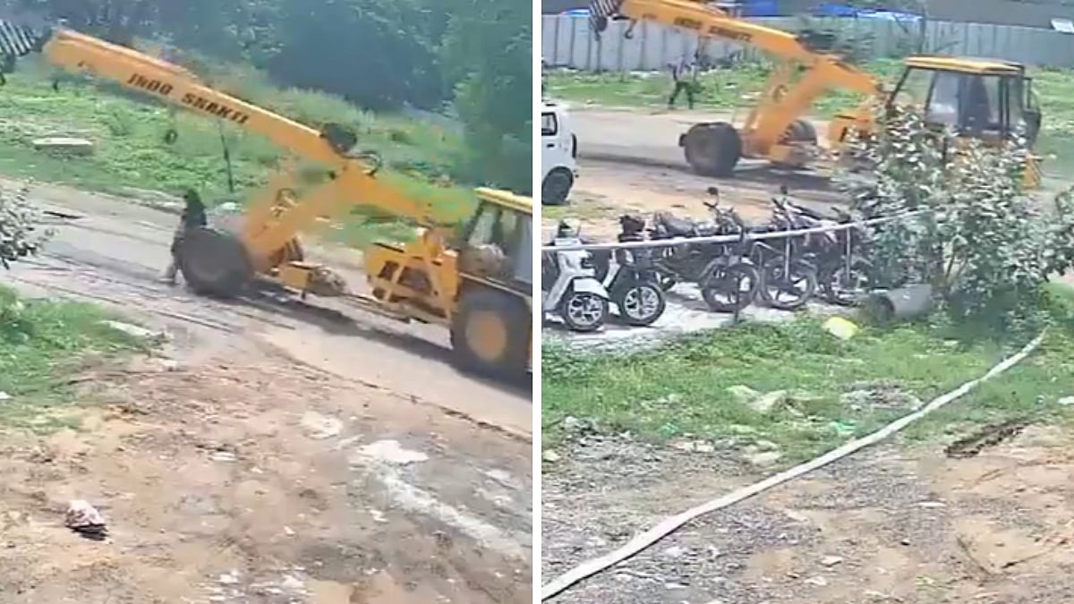 Ahmedabad Tragedy: Pickup Crane Runs Over 19-Year-Old Student Walking To College; Driver Held After Fleeing Spot - VIDEO Viral