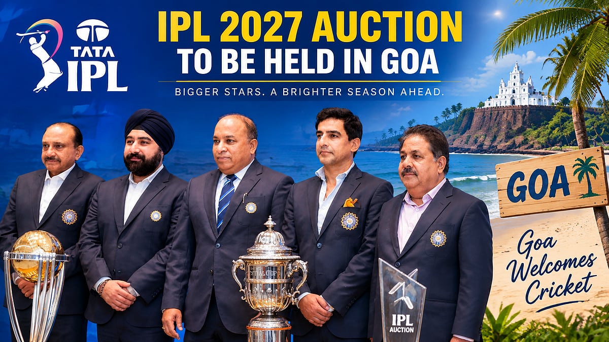 IPL 2027 Auction Set For Goa In December; BCCI Shifts India A Women Match To Mohali