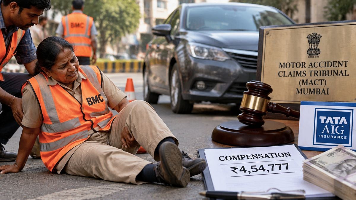 Mumbai MACT Awards ₹4.54 Lakh To BMC Worker Injured In 2017 Accident, Directs Tata AIG To Pay First And Recover From Owner
