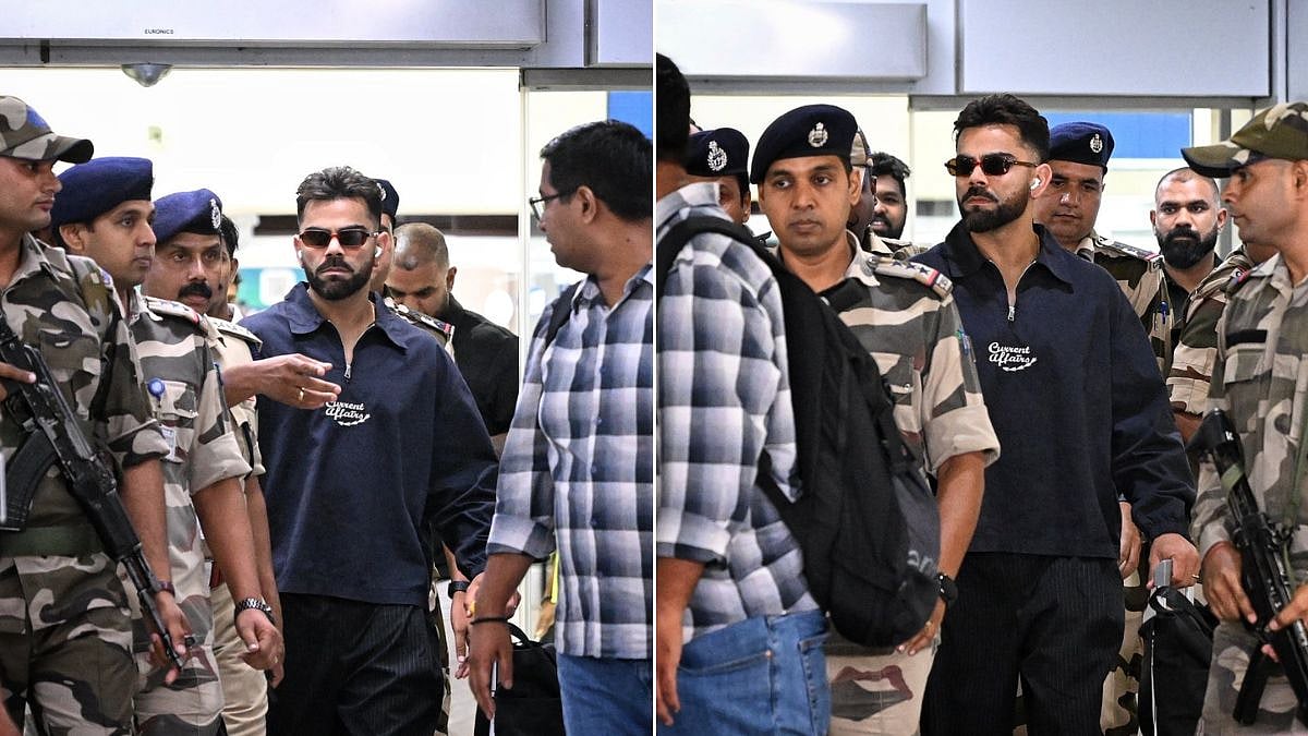 Virat Kohli Touches Down In Thiruvananthapuram Ahead Of IND Vs WI 1st ODI; Pictures Go Viral