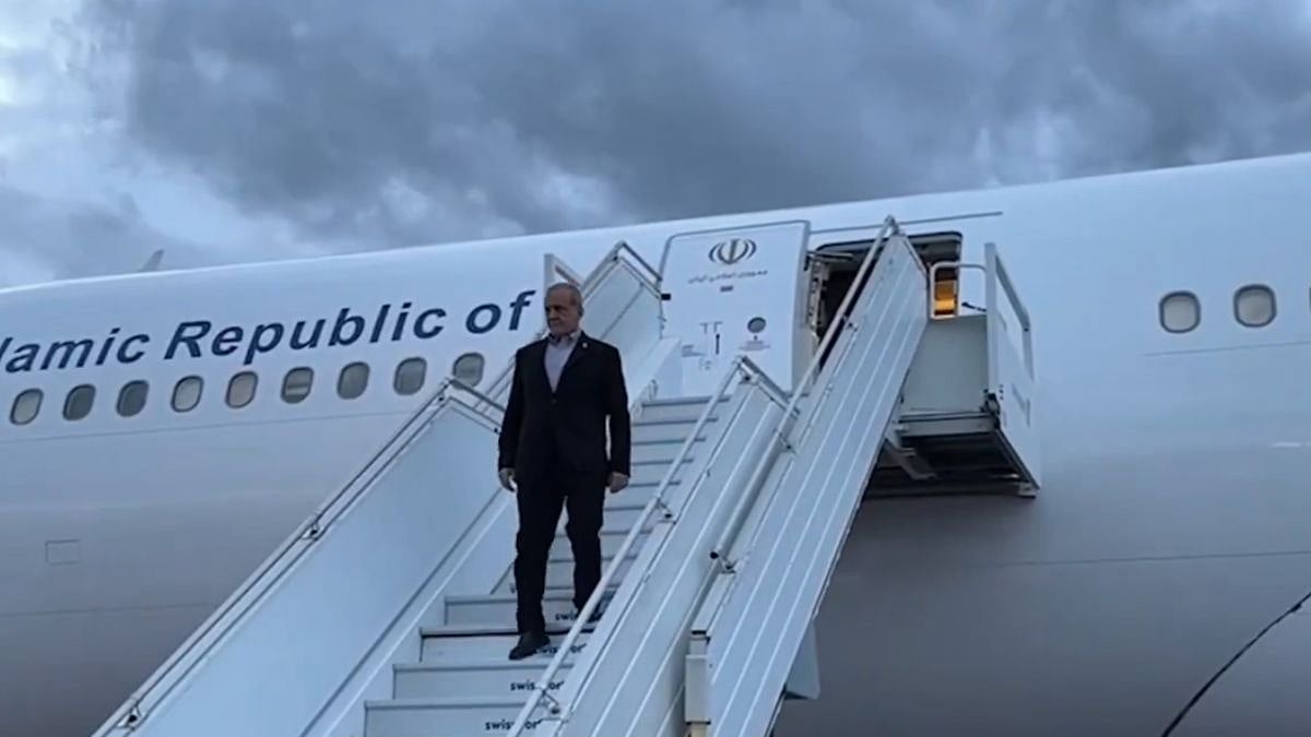 Iran President Pezeshkian Arrives In New York For UNGA Amid War As Trump Warns He Could 'Annihilate' Islamic Republic Without Peace Deal